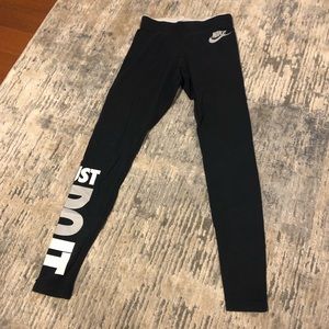Nike just do it legging black/grey/white XS